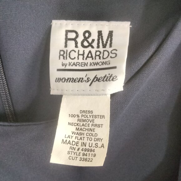 R&M Richards Petite Formal Dress w sparkle sheer Jacket size 18/20 P - Picture 8 of 16